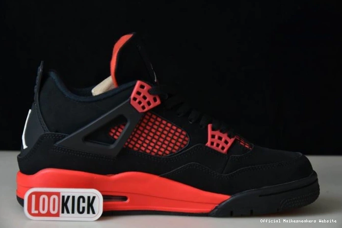 Official Maikesneakers CT8527-016 Jordan 4 Red Air Thunder 0807